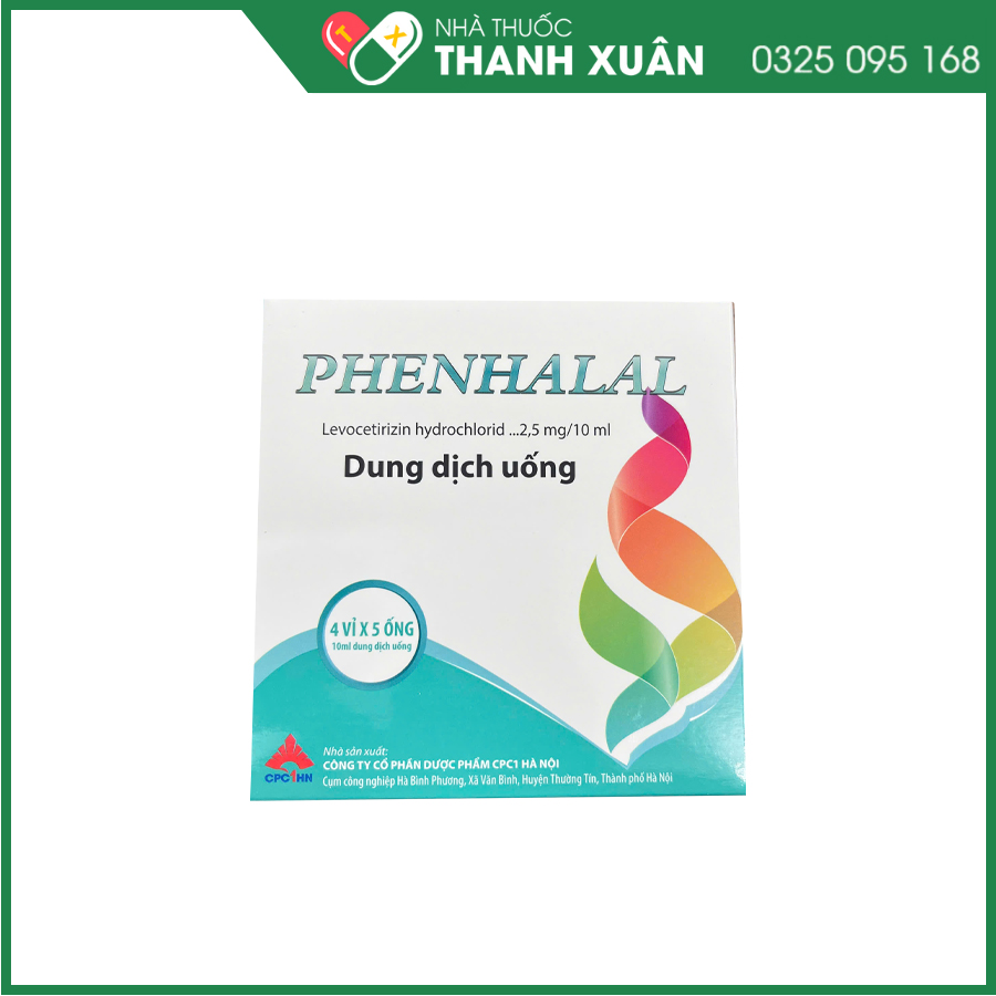 Phenhalal thuốc điều trị viêm mũi dị ứng và mày đay tự phát mãn tính